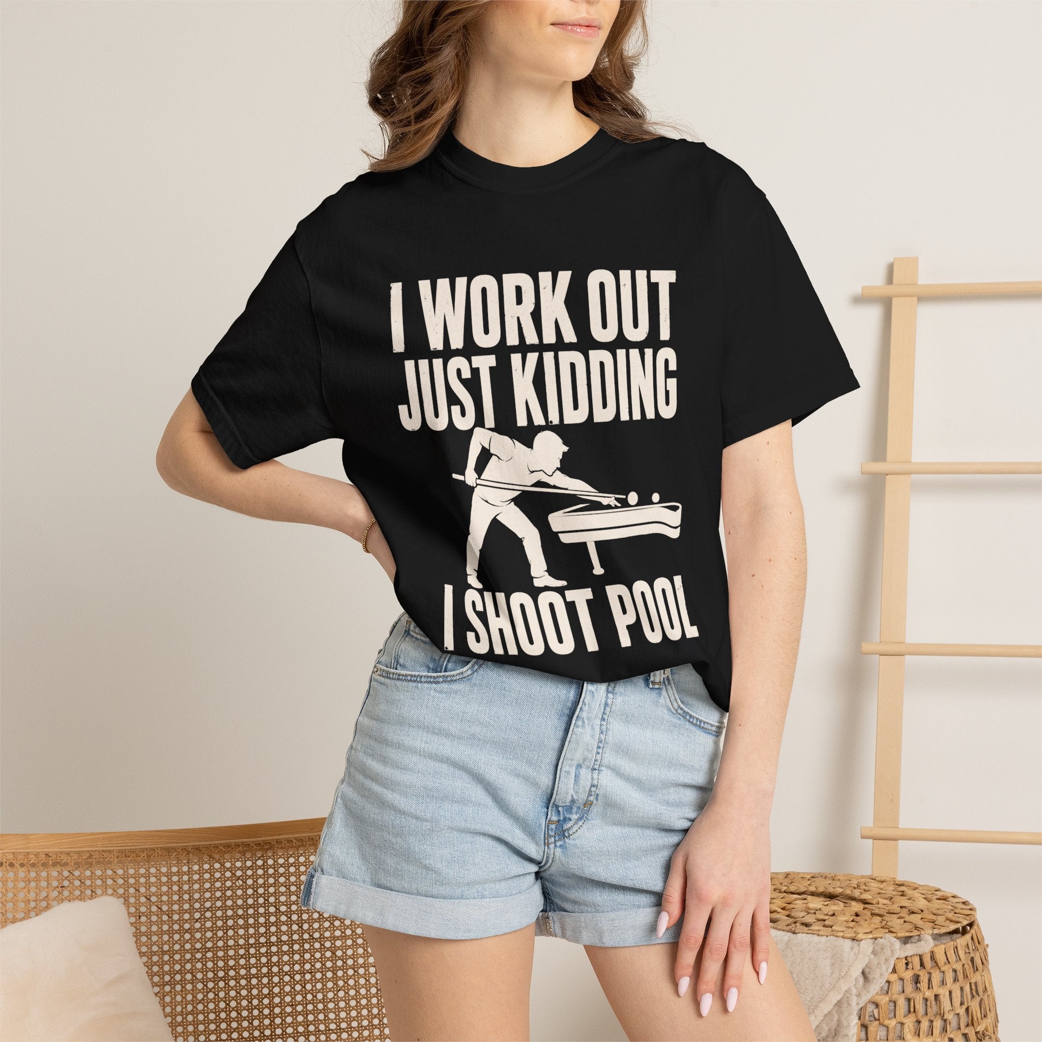 Workout Shoot Pool T-Shirt