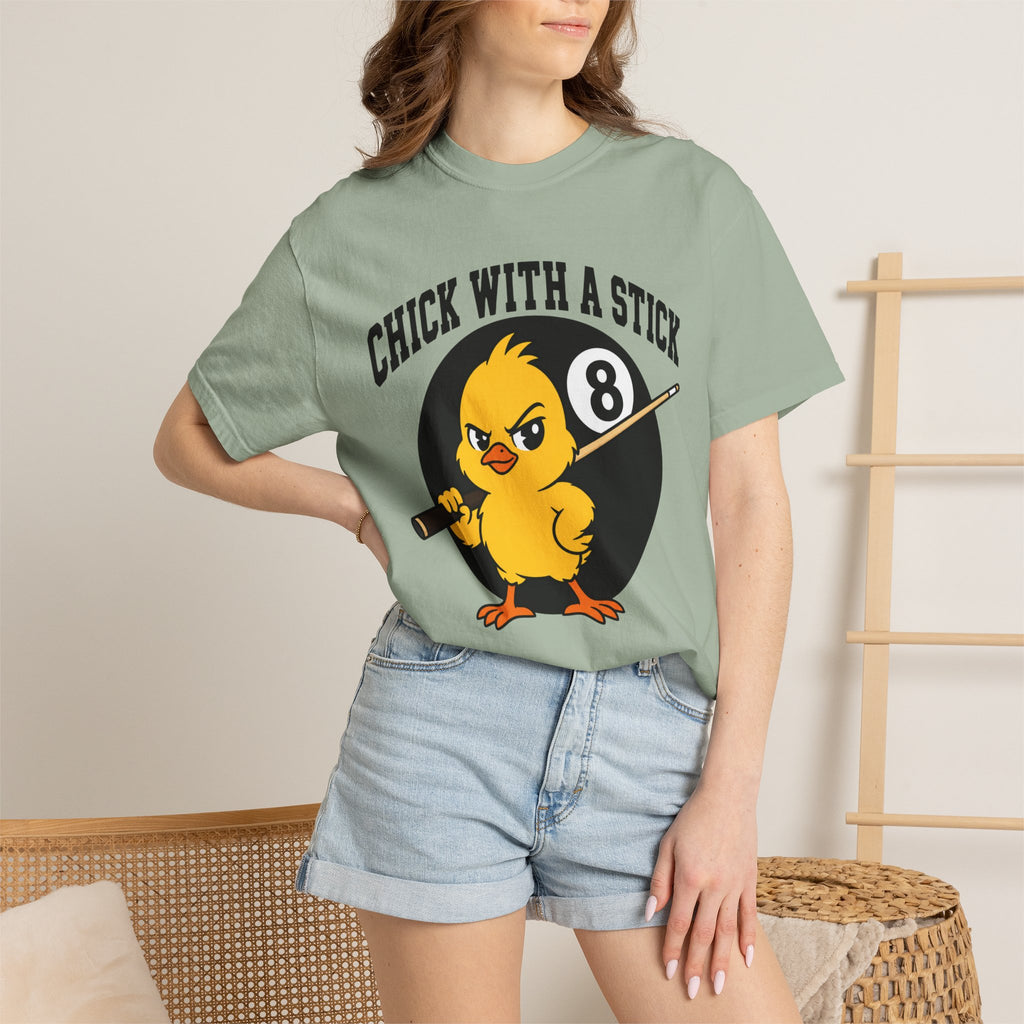 Chicke With A Stick T-Shirt