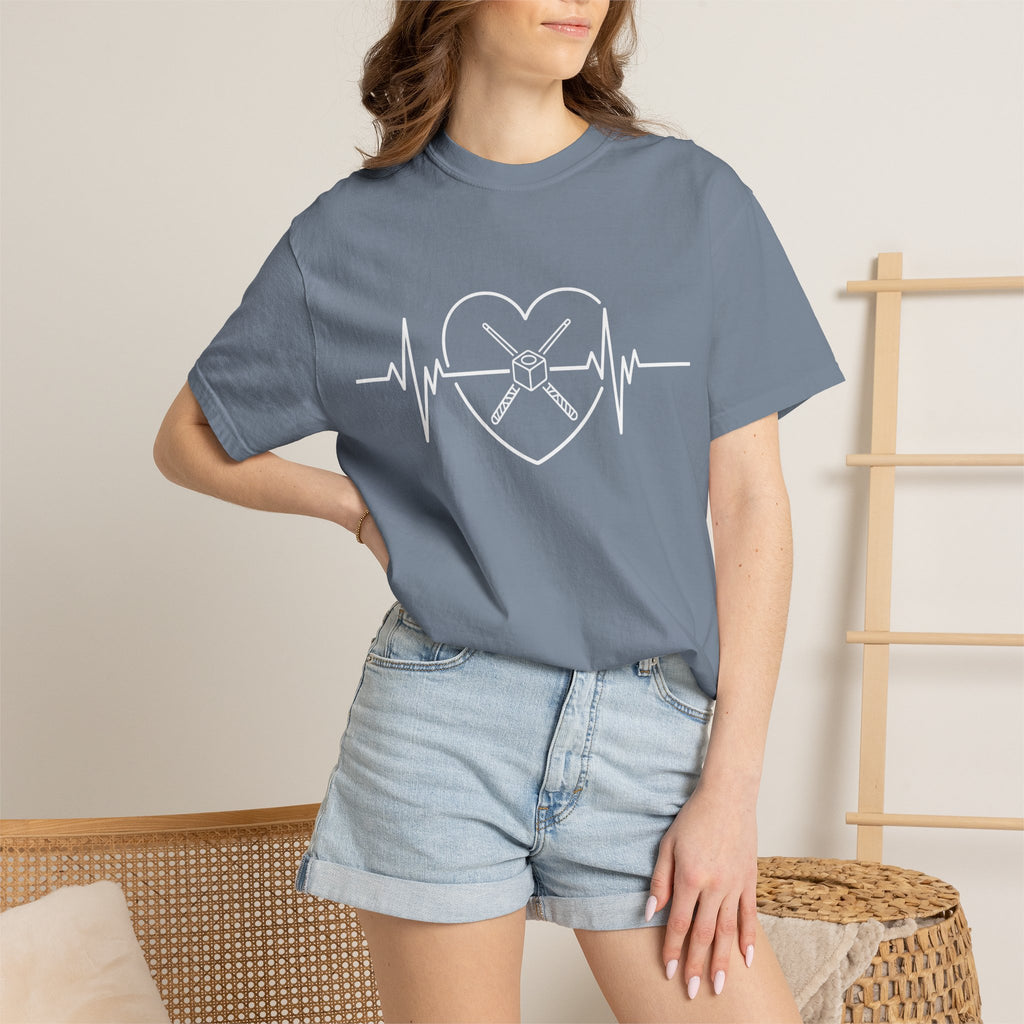 Billiard Heart EKG T-Shirt
