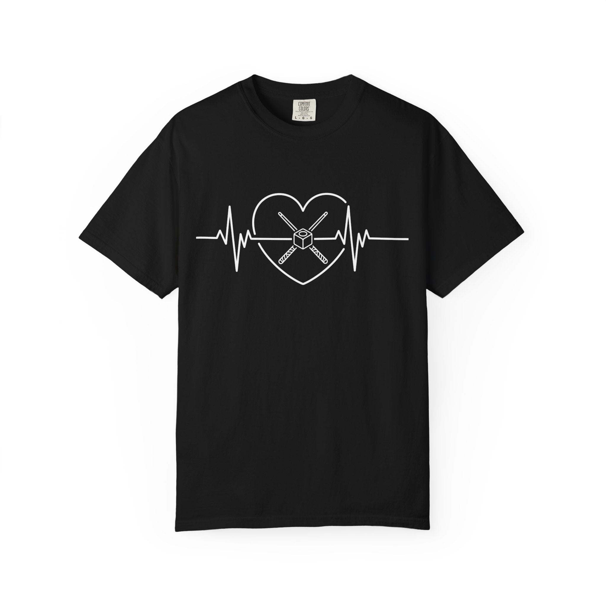 Billiard Heart EKG T-Shirt