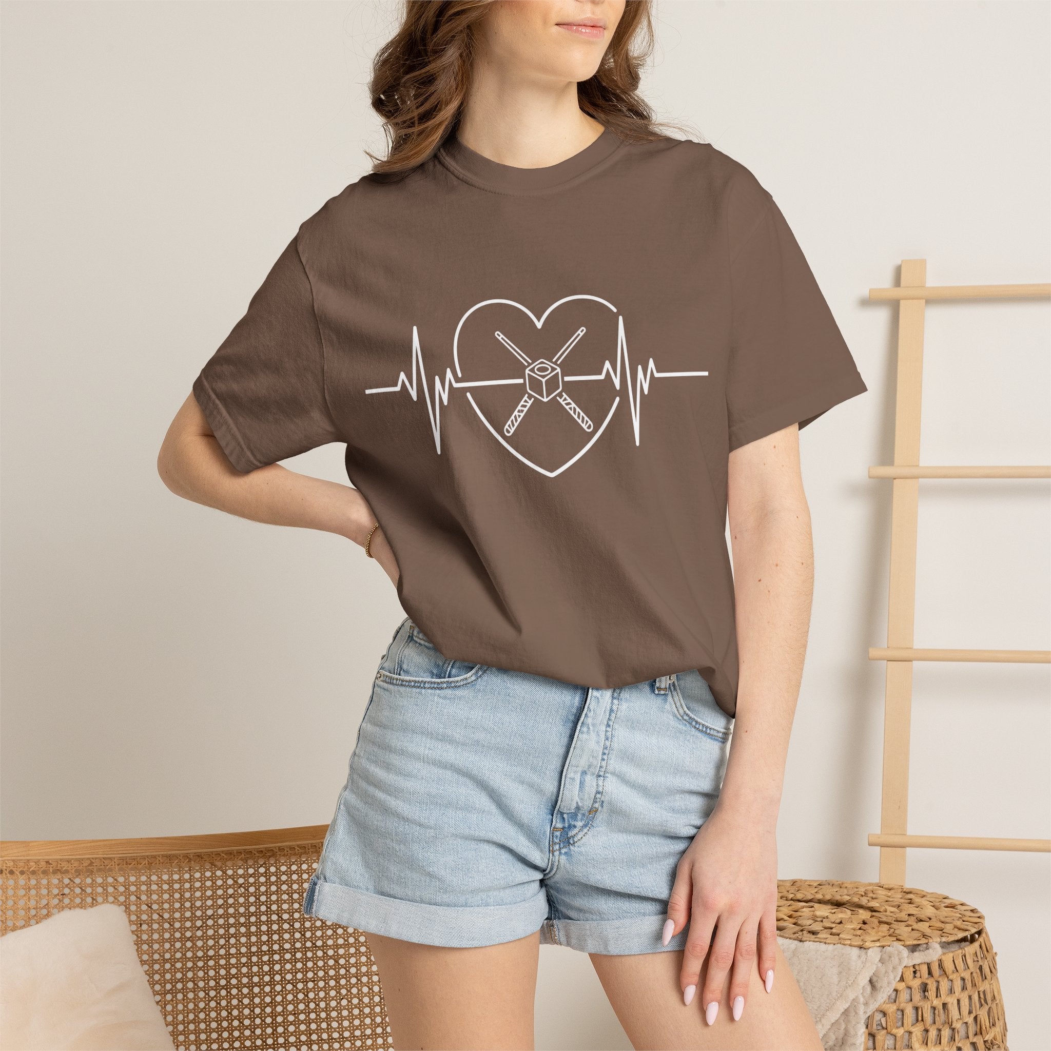 Billiard Heart EKG T-Shirt