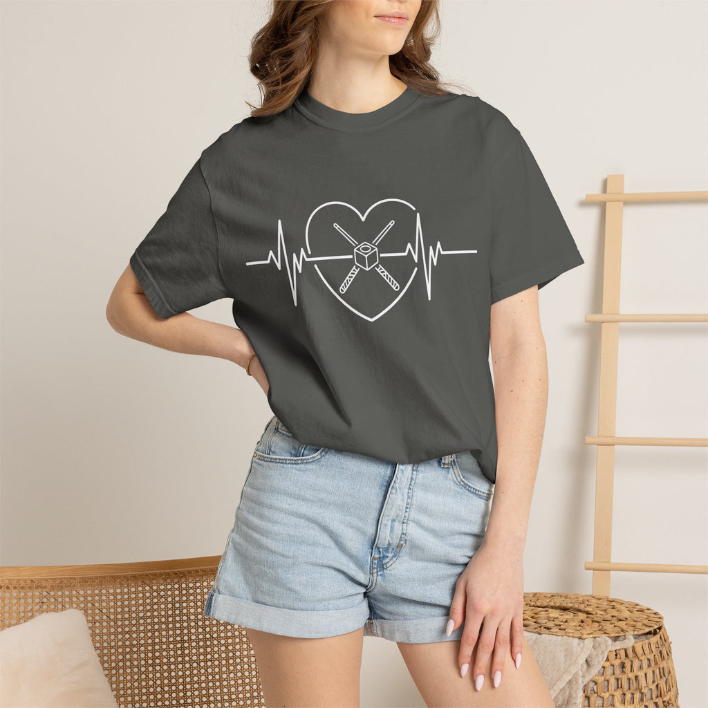 Billiard Heart EKG T-Shirt
