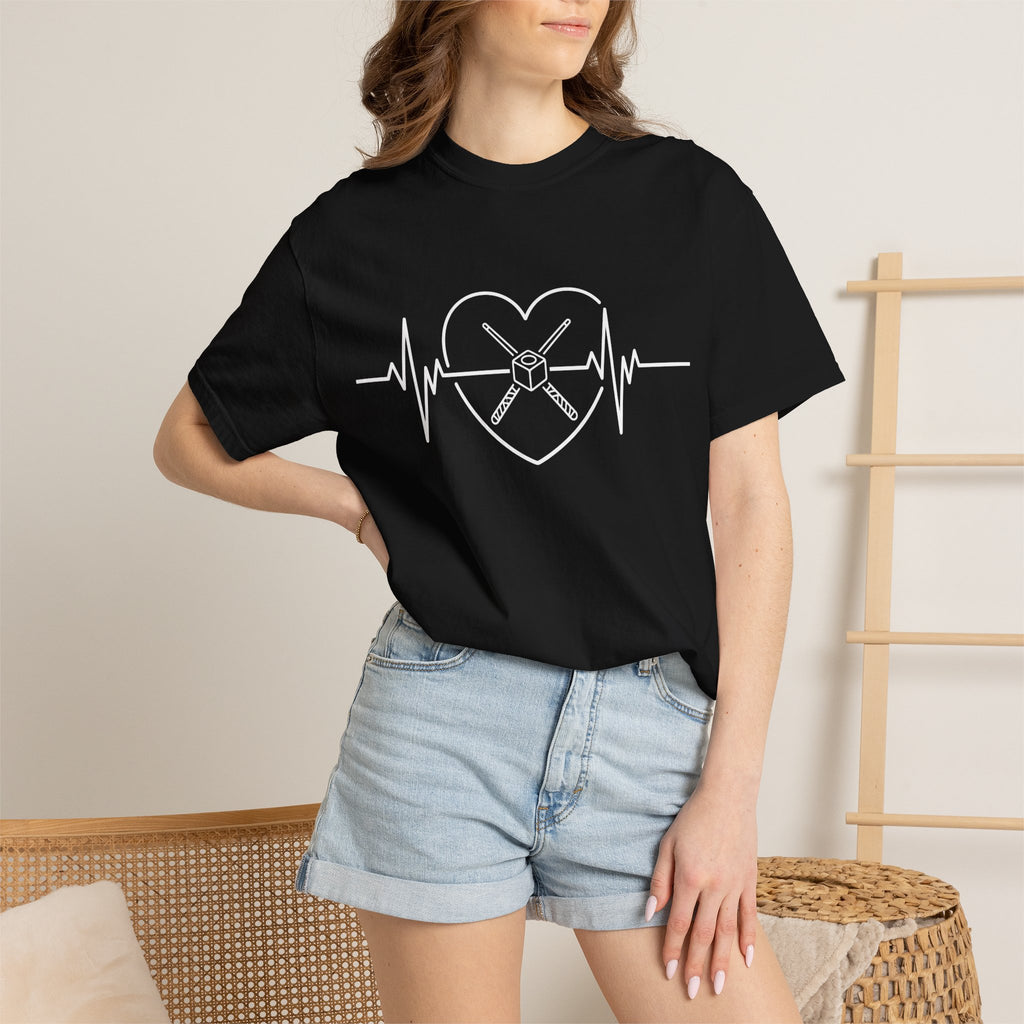 Billiard Heart EKG T-Shirt