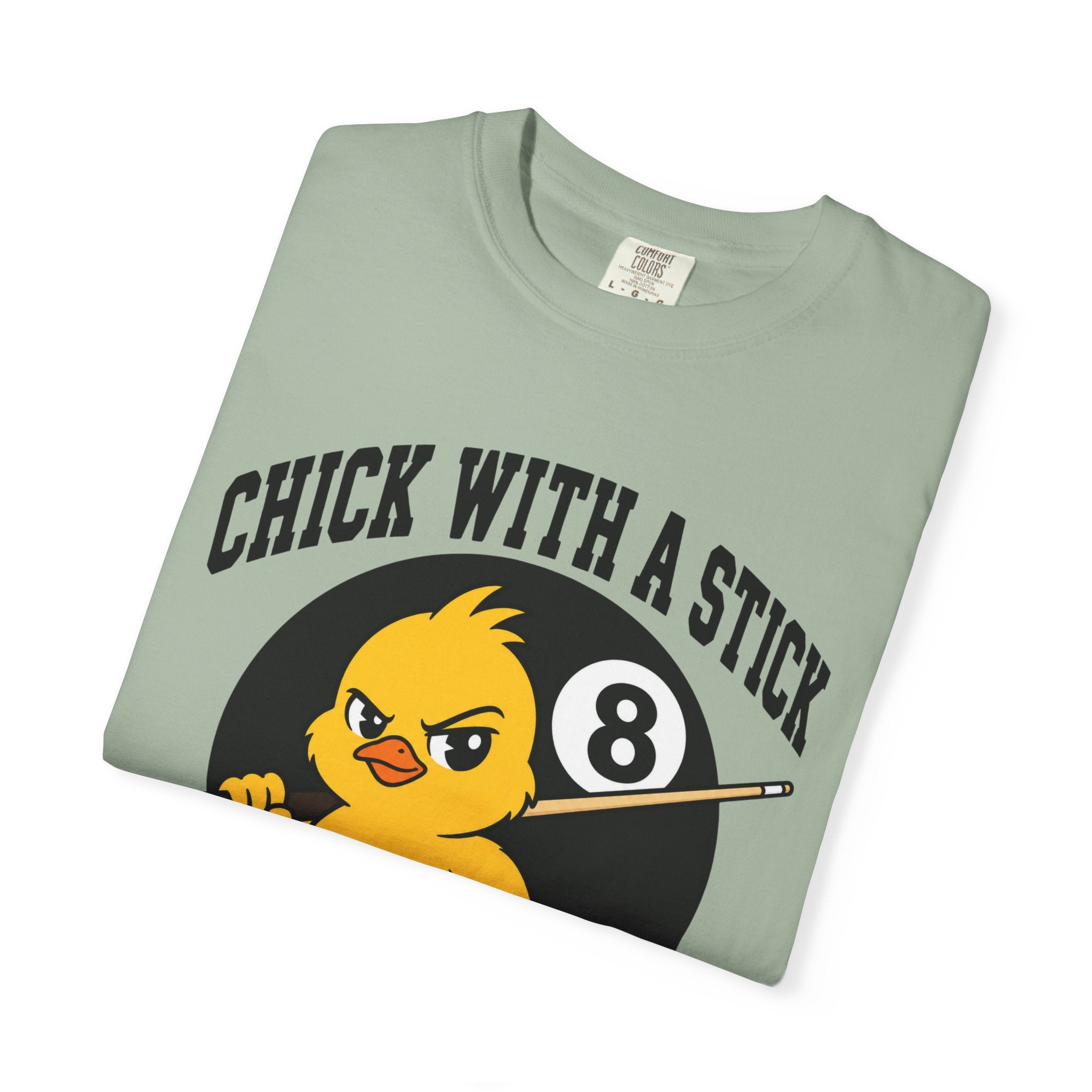 Chicke With A Stick T-Shirt
