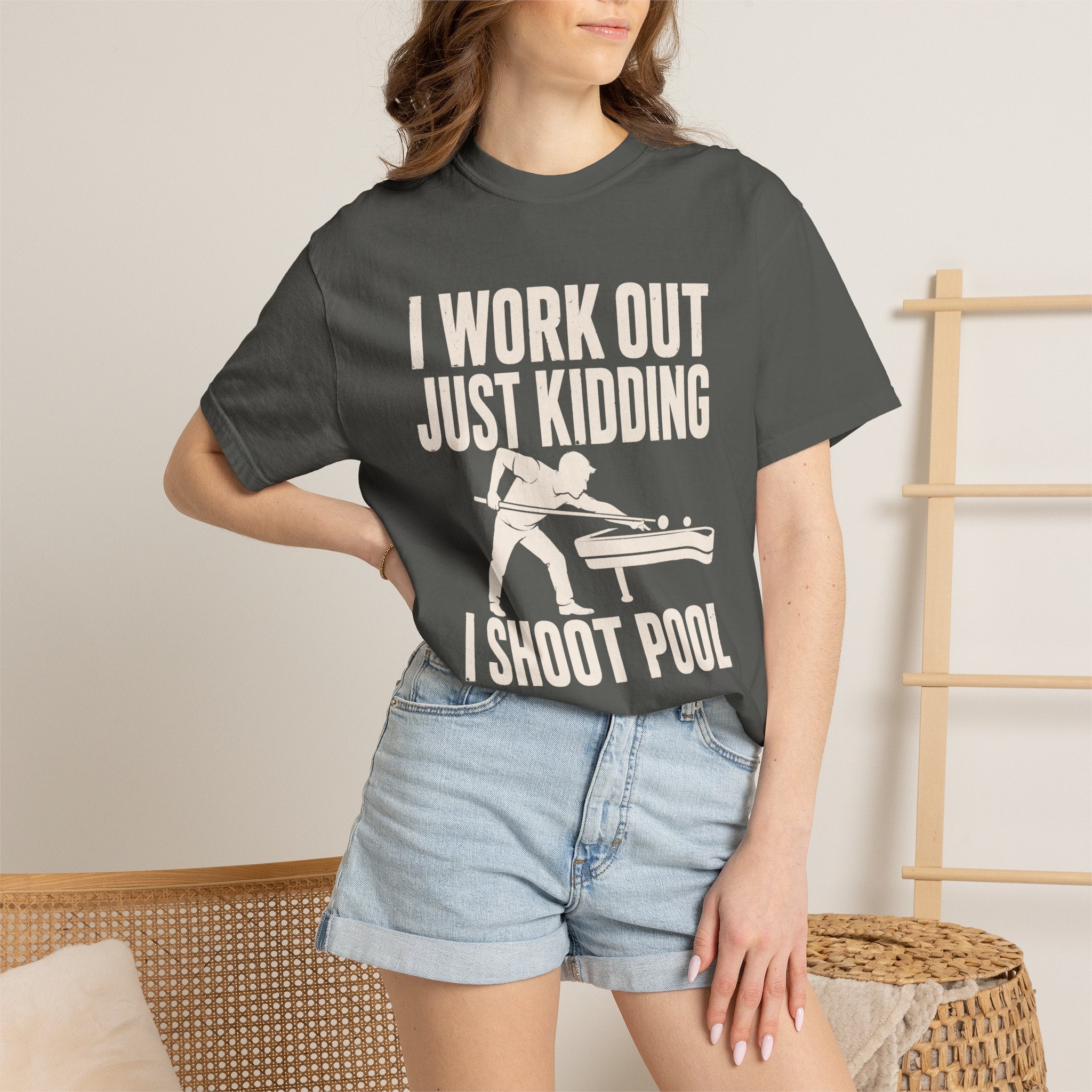 Workout Shoot Pool T-Shirt