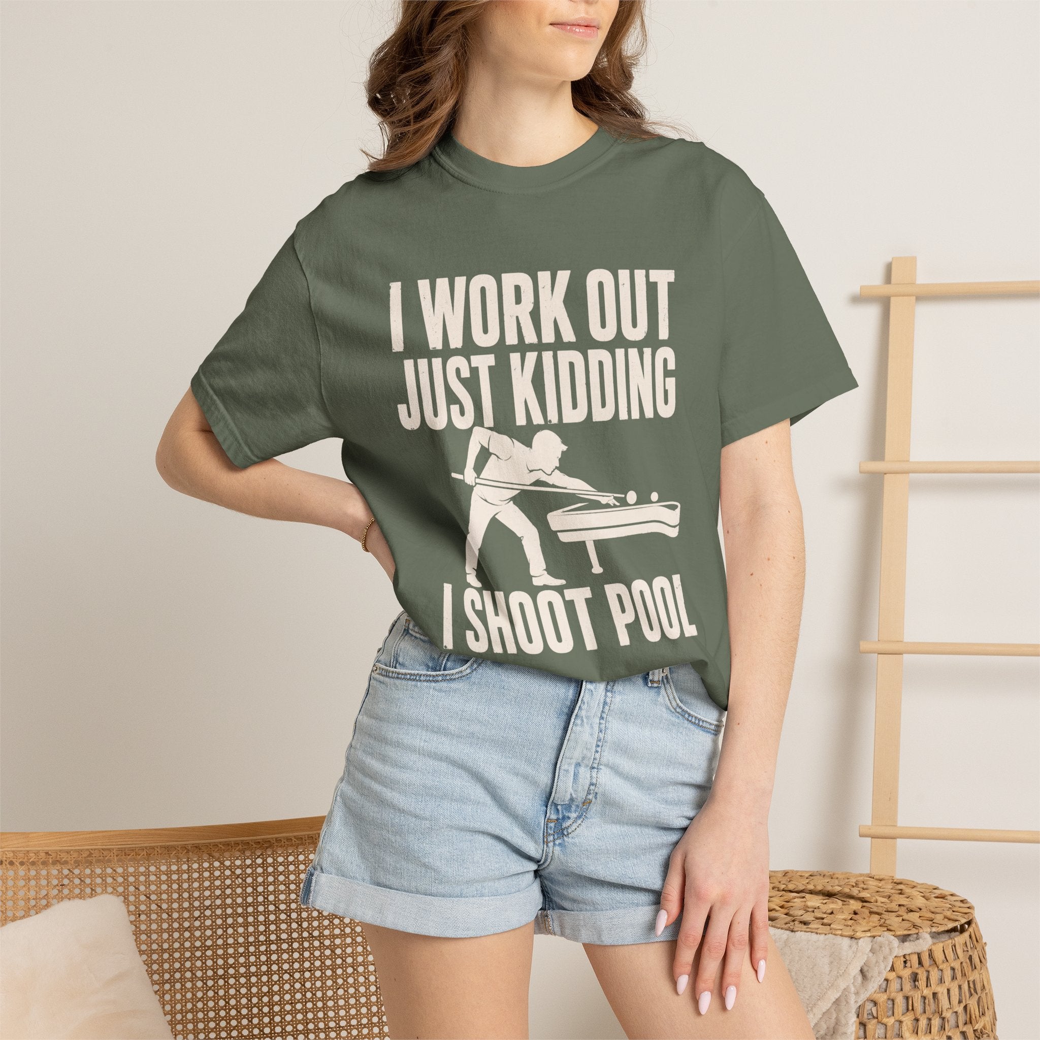 Workout Shoot Pool T-Shirt