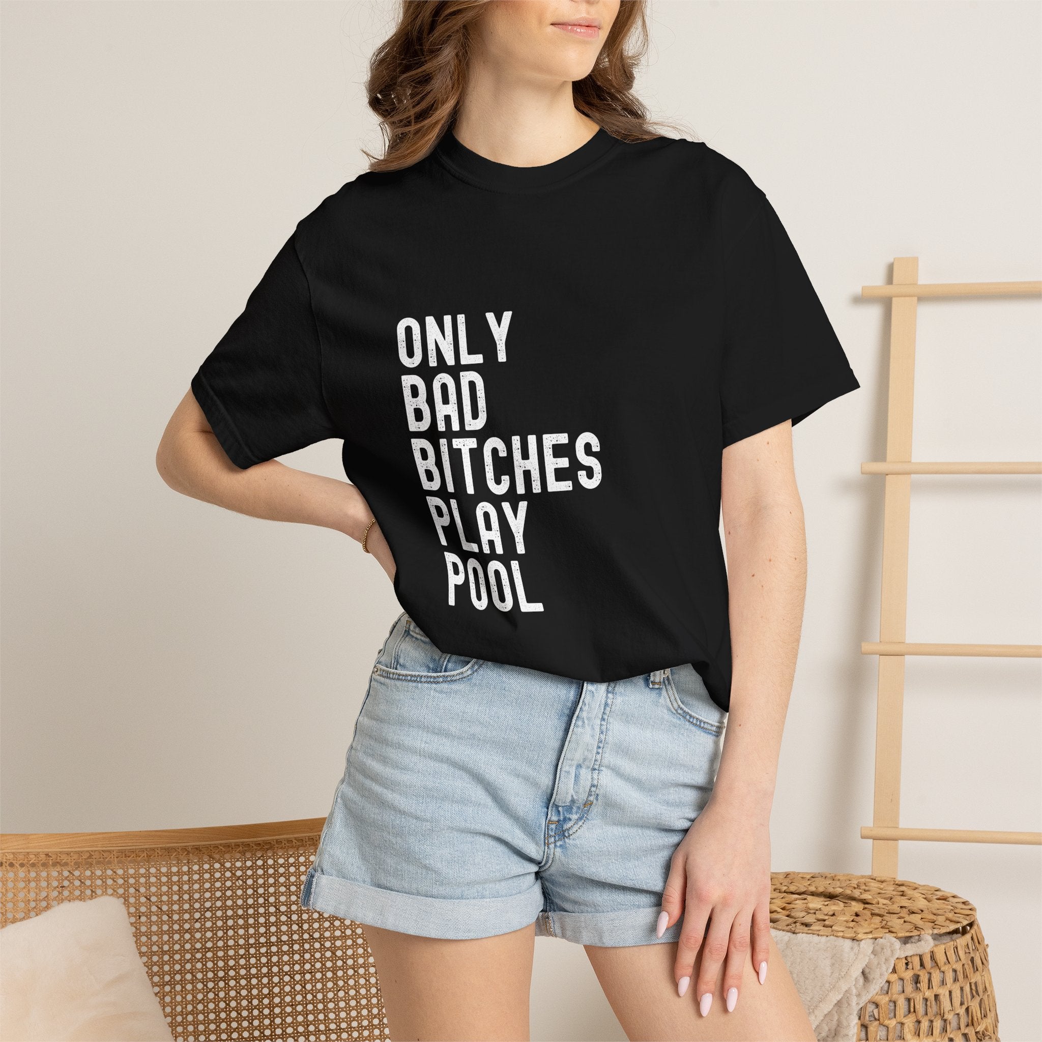 Bad Bitches Play Pool T-Shirt