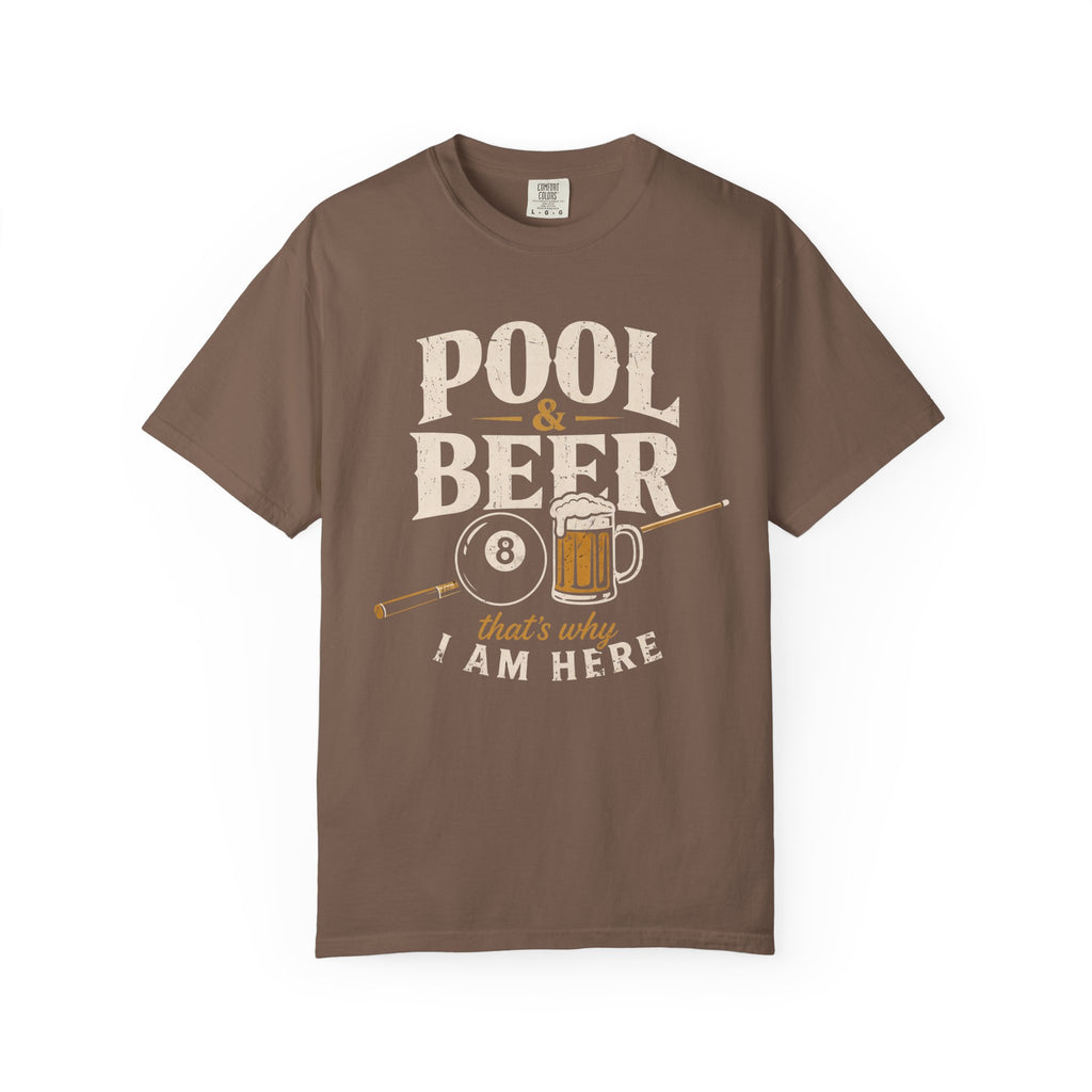 Pool & Beer Why I Am Here T-Shirt