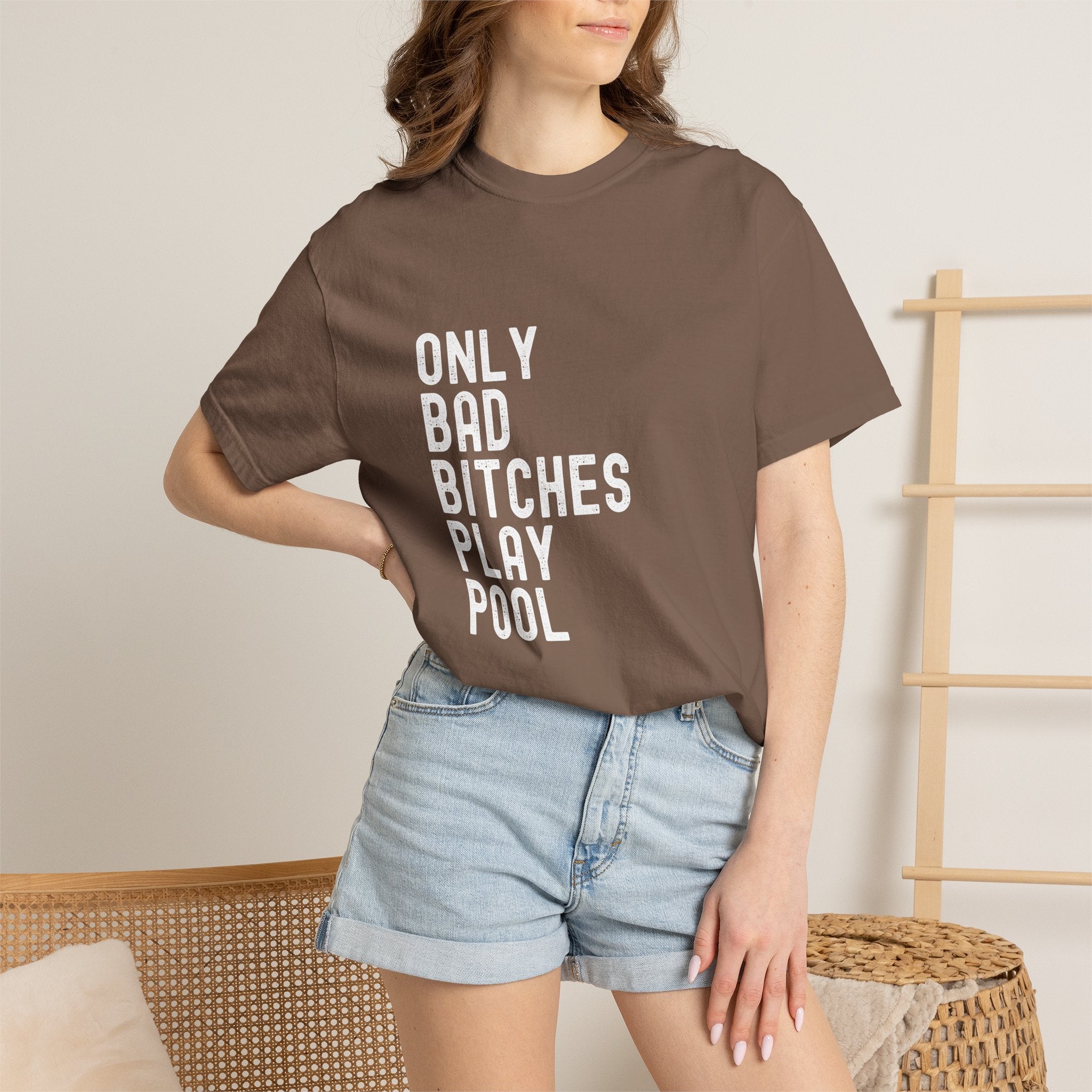 Bad Bitches Play Pool T-Shirt